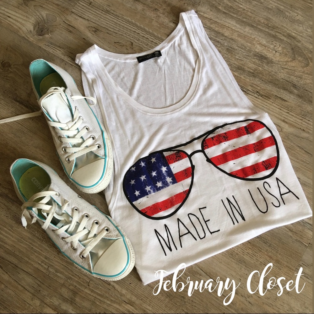 Sunglasses Sleeveless T-Shirt